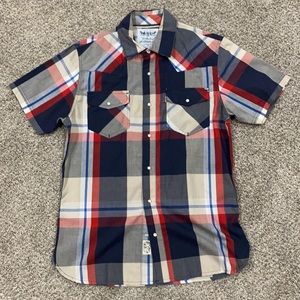Levi’s Plaid Button Up